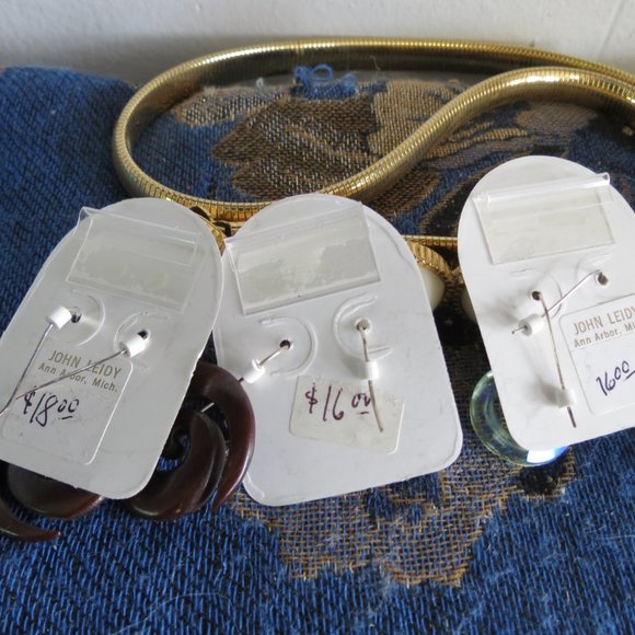 3 pr Sterling Sliver Dangle Earrings, NWT - Picture 7 of 7